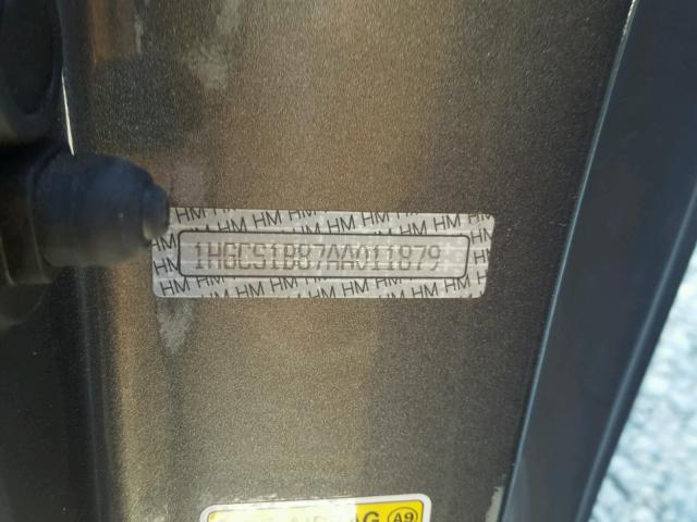 1HGCS1B87AA011879 - 2010 HONDA ACCORD EXL Grafit foto 10