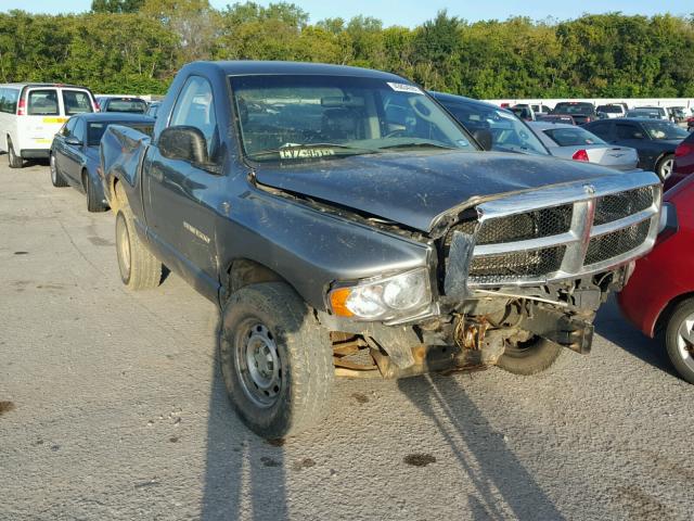 1D7HU16N25J509319 - 2005 DODGE RAM 1500 S GRAY photo 1