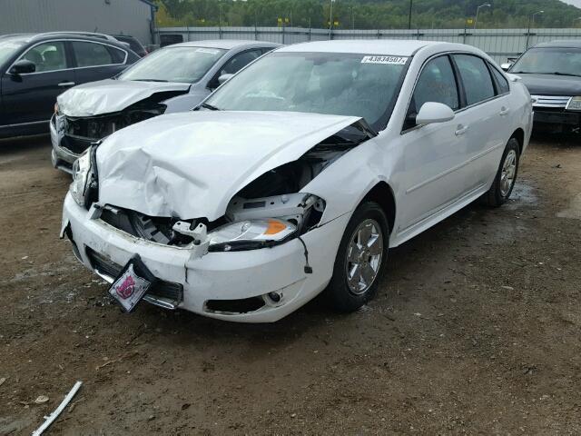 2G1WG5EK0B1317435 - 2011 CHEVROLET IMPALA LT WHITE photo 2