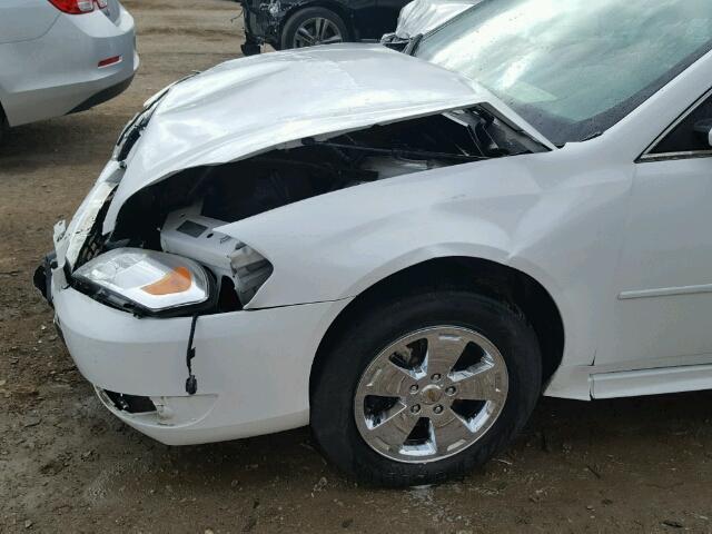 2G1WG5EK0B1317435 - 2011 CHEVROLET IMPALA LT WHITE photo 9