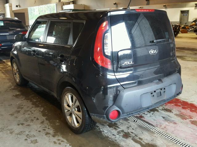 KNDJP3A53E7012864 - 2014 KIA SOUL + BLACK photo 3