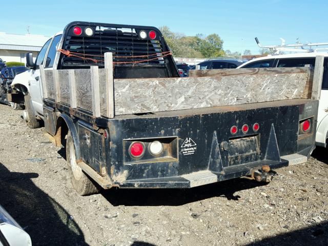 3D6WH48L99G525747 - 2009 DODGE RAM 3500 WHITE photo 3