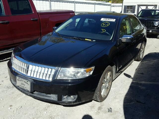 3LNHM26T58R609936 - 2008 LINCOLN MKZ BLACK photo 2