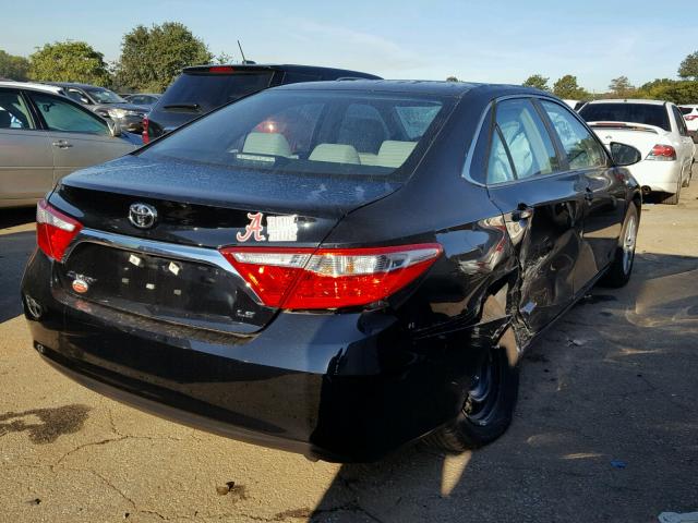 4T1BF1FK9HU421365 - 2017 TOYOTA CAMRY BLACK photo 4