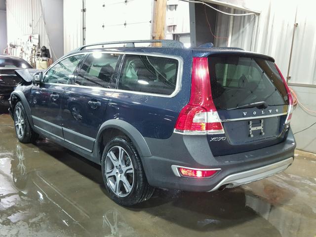 YV4902NC2F1199851 - 2015 VOLVO XC70 T6 BLUE photo 3