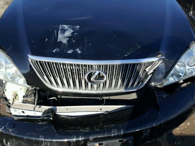 2T2HA31U24C007610 - 2004 LEXUS RX 330 BLACK photo 7