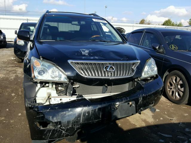 2T2HA31U24C007610 - 2004 LEXUS RX 330 BLACK photo 9