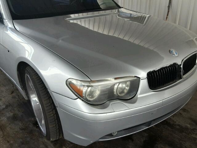 WBAGL63474DP71798 - 2004 BMW 745 I SILVER photo 9