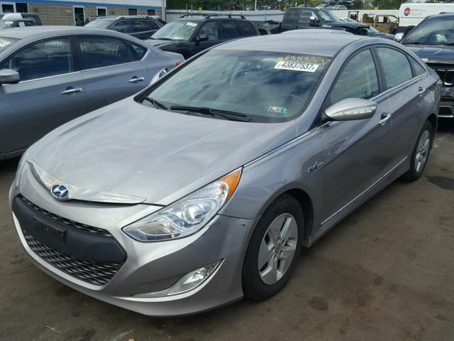 KMHEC4A40CA044001 - 2012 HYUNDAI SONATA HYB GREEN photo 2