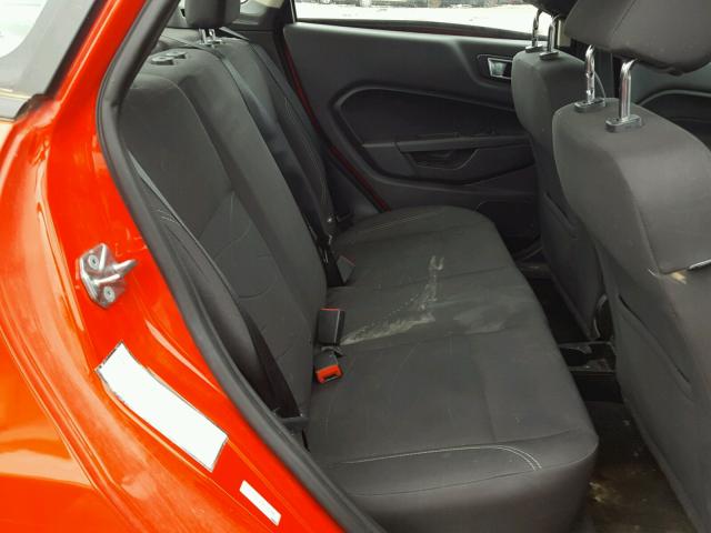 3FADP4BJXFM130082 - 2015 FORD FIESTA RED photo 6