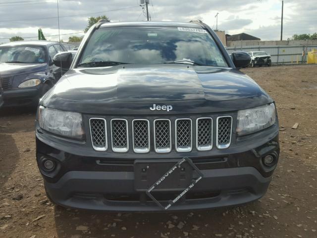 1C4NJDEB1GD586649 - 2016 JEEP COMPASS BLACK photo 9