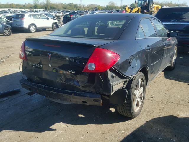 1G2ZG58N174231724 - 2007 PONTIAC G6 BASE BLACK photo 4