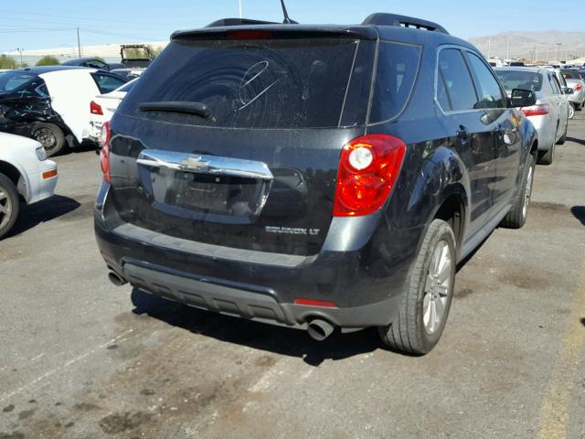 2CNFLPEY1A6207848 - 2010 CHEVROLET EQUINOX LT BLACK photo 4