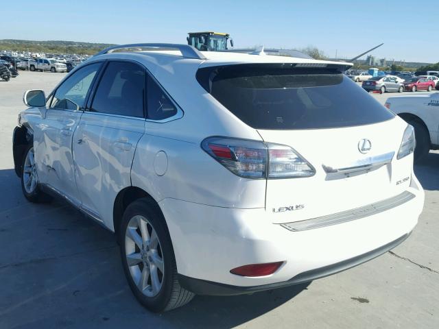 JTJZK1BA8A2408214 - 2010 LEXUS RX WHITE photo 3