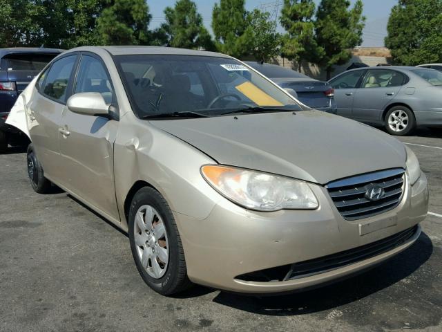 KMHDU46D87U105844 - 2007 HYUNDAI ELANTRA GL GOLD photo 1