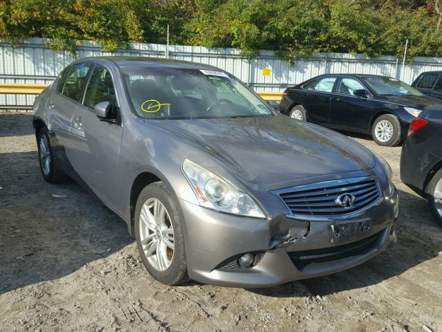 JN1CV6AR8AM456954 - 2010 INFINITI G37 GRAY photo 1