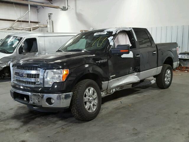 1FTFW1ET9DKE61130 - 2013 FORD F150 SUPER BLACK photo 2