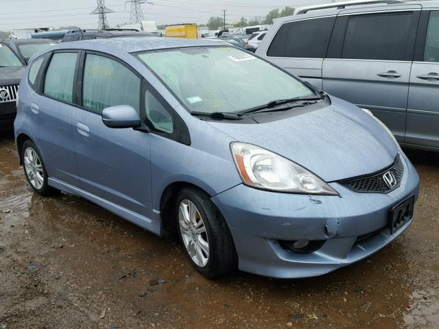 JHMGE8H56BC009297 - 2011 HONDA FIT SPORT BLUE photo 1