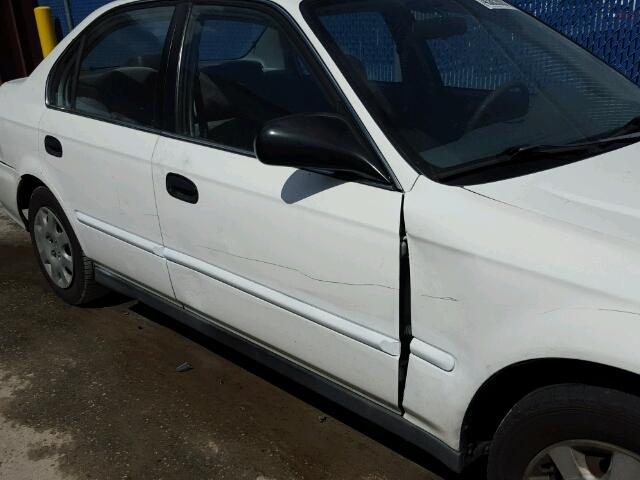 1HGEJ6678YL003413 - 2000 HONDA CIVIC WHITE photo 9