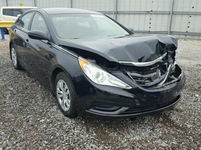 5NPEB4AC5CH369010 - 2012 HYUNDAI SONATA BLACK photo 1