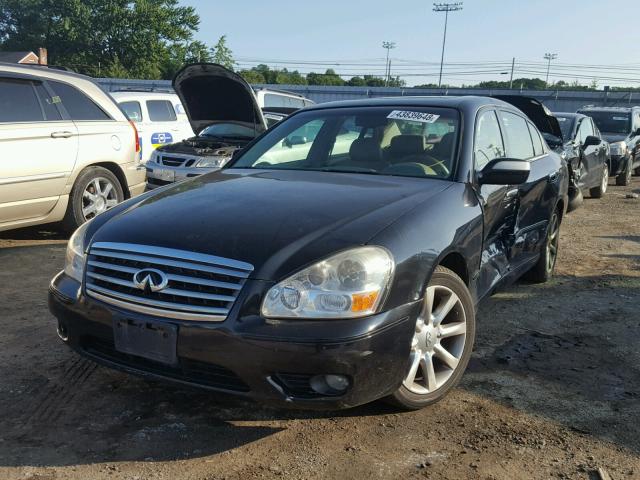 JNKBF01A65M100309 - 2005 INFINITI Q45 BLACK photo 2