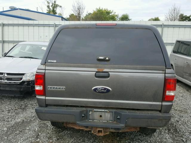 1FTZR45E76PA38754 - 2006 FORD RANGER SUP GRAY photo 9