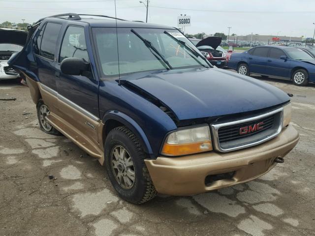 1GKDT13W8X2510078 - 1999 GMC ENVOY BLUE photo 1