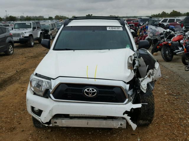 3TMLU4EN4FM179808 - 2015 TOYOTA TACOMA DOU WHITE photo 7