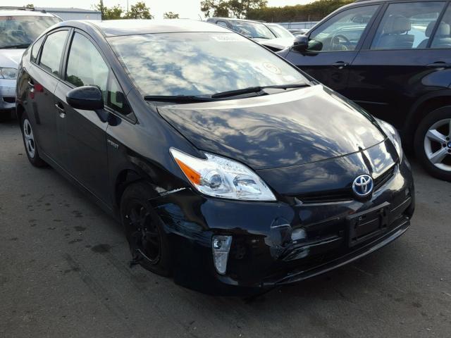 JTDKN3DU8F0436516 - 2015 TOYOTA PRIUS BLACK photo 1