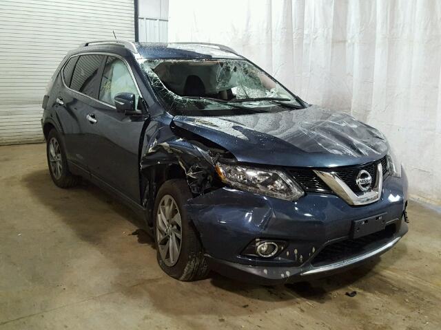 5N1AT2MV9FC806998 - 2015 NISSAN ROGUE S BLUE photo 1