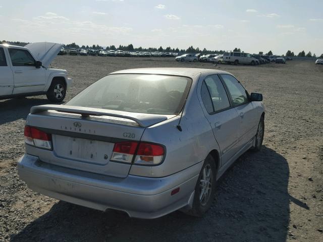 JNKCP11A42T505531 - 2002 INFINITI G20 SILVER photo 4