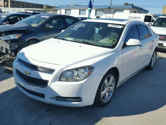 1G1ZD5EU4CF350939 - 2012 CHEVROLET MALIBU 2LT WHITE photo 2