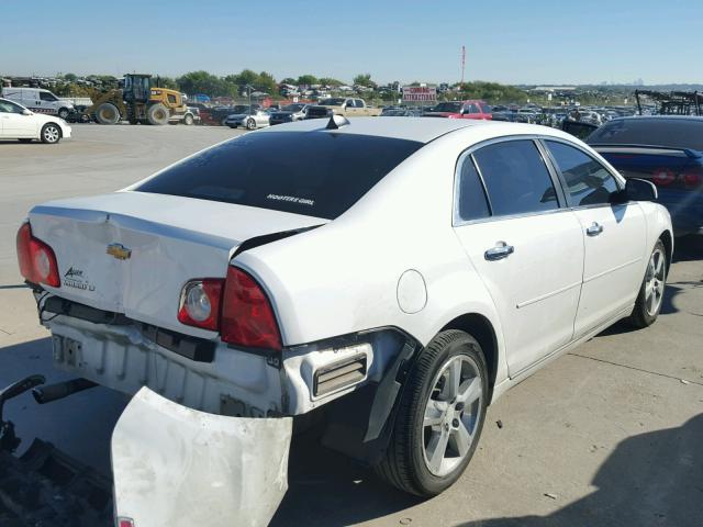 1G1ZD5EU4CF350939 - 2012 CHEVROLET MALIBU 2LT WHITE photo 4