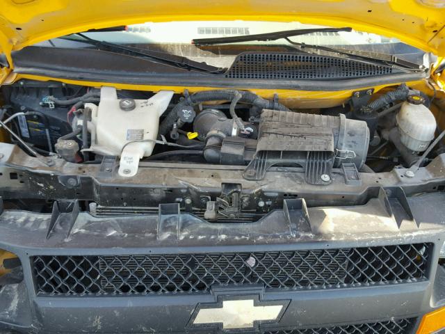 1GBHG31K281193049 - 2008 CHEVROLET EXPRESS G3 YELLOW photo 7