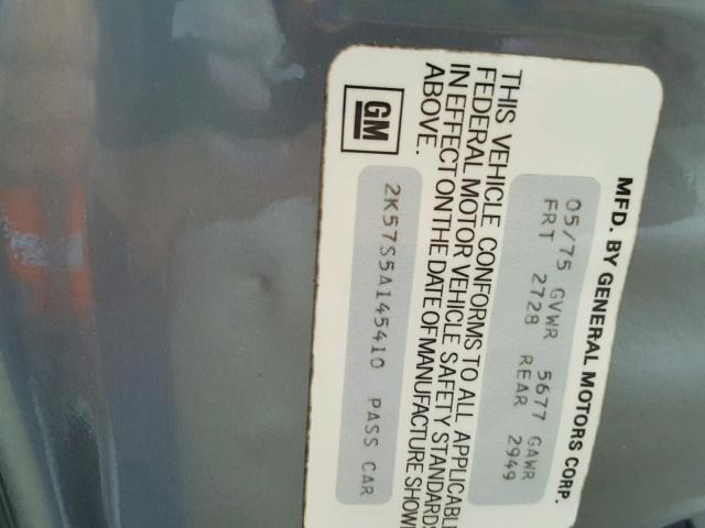 2K57S5A145410 - 1975 PONTIAC GRAND PRIX Boz foto 10