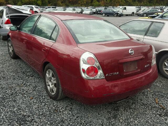 1N4AL11D95C176642 - 2005 NISSAN ALTIMA S BURGUNDY photo 3