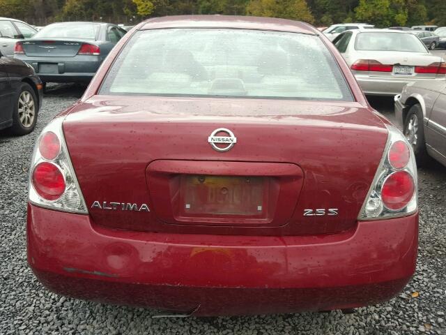 1N4AL11D95C176642 - 2005 NISSAN ALTIMA S BURGUNDY photo 9