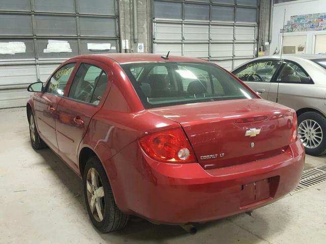 1G1AD5F58A7227513 - 2010 CHEVROLET COBALT 1LT RED photo 3