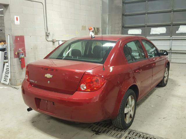 1G1AD5F58A7227513 - 2010 CHEVROLET COBALT 1LT RED photo 4