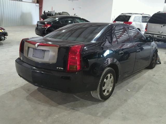 1G6DM577340140560 - 2004 CADILLAC CTS BLACK photo 4