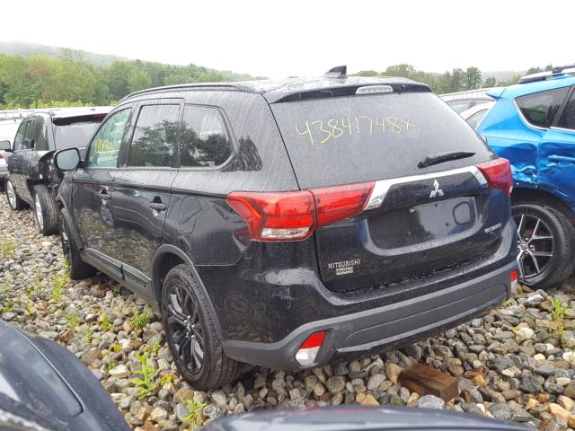 JA4AZ3A34JZ049021 - 2018 MITSUBISHI OUTLANDER BLACK photo 3