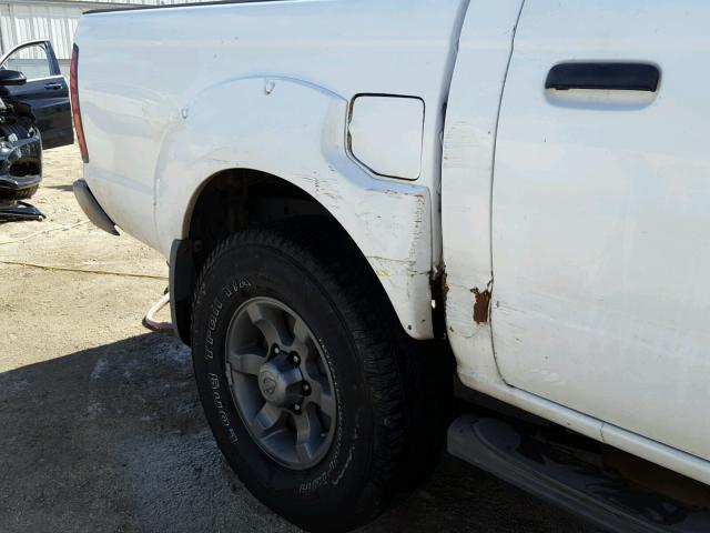 1N6ED27T53C451267 - 2003 NISSAN FRONTIER C WHITE photo 9