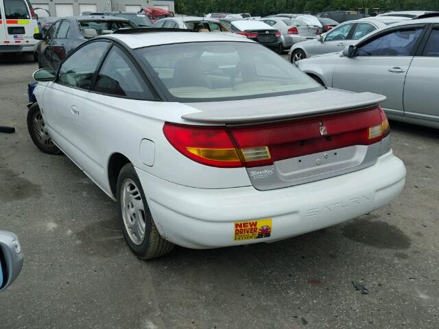 1G8ZH1270XZ179981 - 1999 SATURN SC2 WHITE photo 3