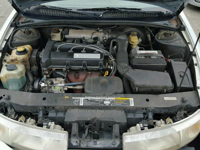 1G8ZH1270XZ179981 - 1999 SATURN SC2 WHITE photo 7