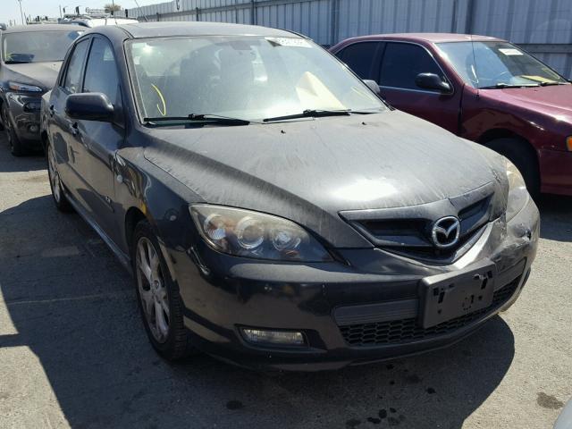 JM1BK344471687747 - 2007 MAZDA 3 HATCHBAC BLACK photo 1