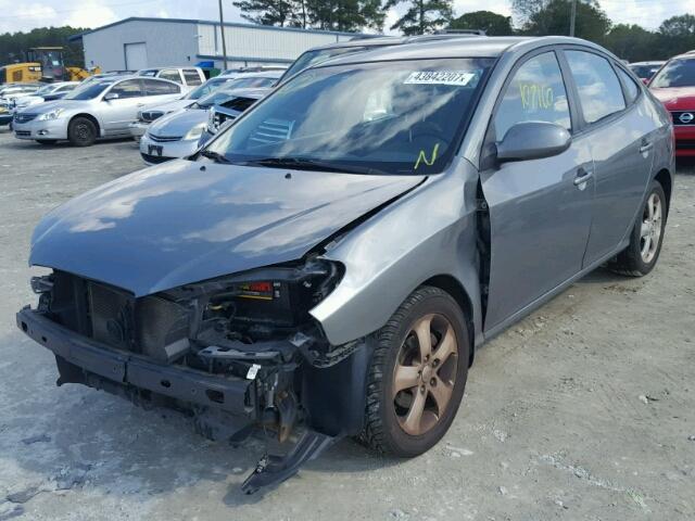 KMHDU4AD7AU017270 - 2010 HYUNDAI ELANTRA BL GRAY photo 2