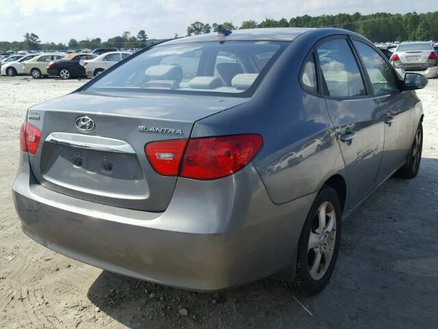 KMHDU4AD7AU017270 - 2010 HYUNDAI ELANTRA BL GRAY photo 4