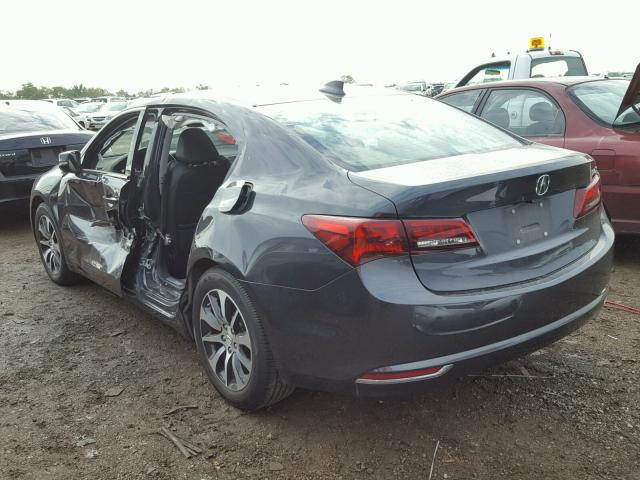 19UUB1F53FA021921 - 2015 ACURA TLX GRAY photo 3