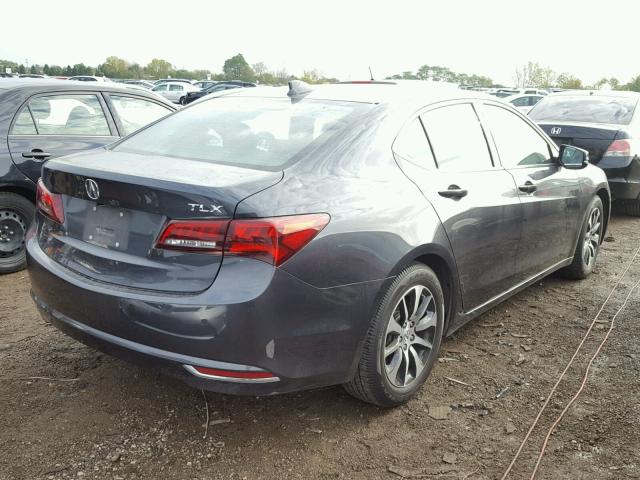 19UUB1F53FA021921 - 2015 ACURA TLX GRAY photo 4