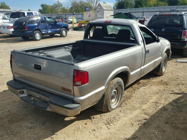 1GTCS145528167378 - 2002 GMC SONOMA BEIGE photo 4